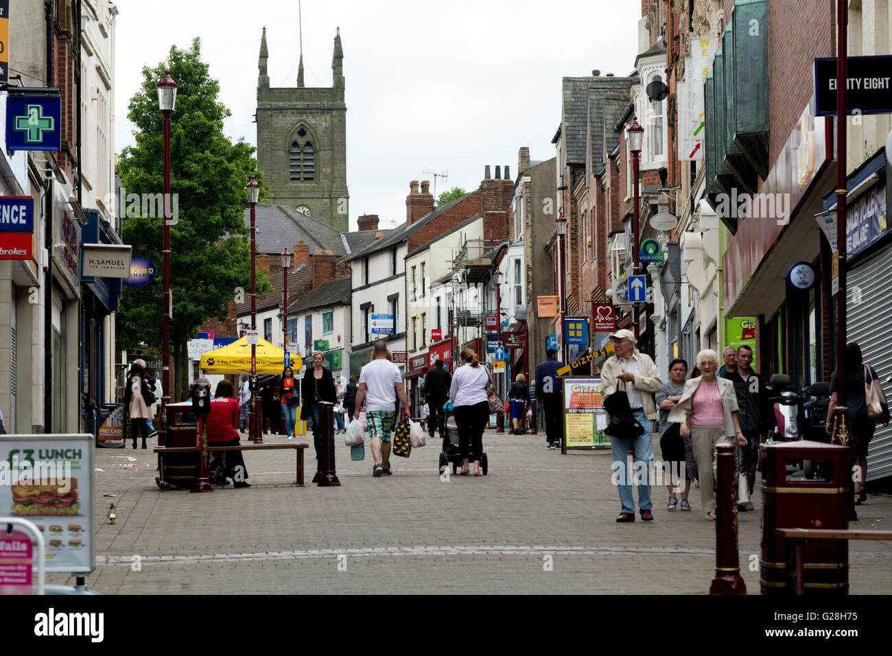 Ilkeston town center hires stock photography and images Alamy